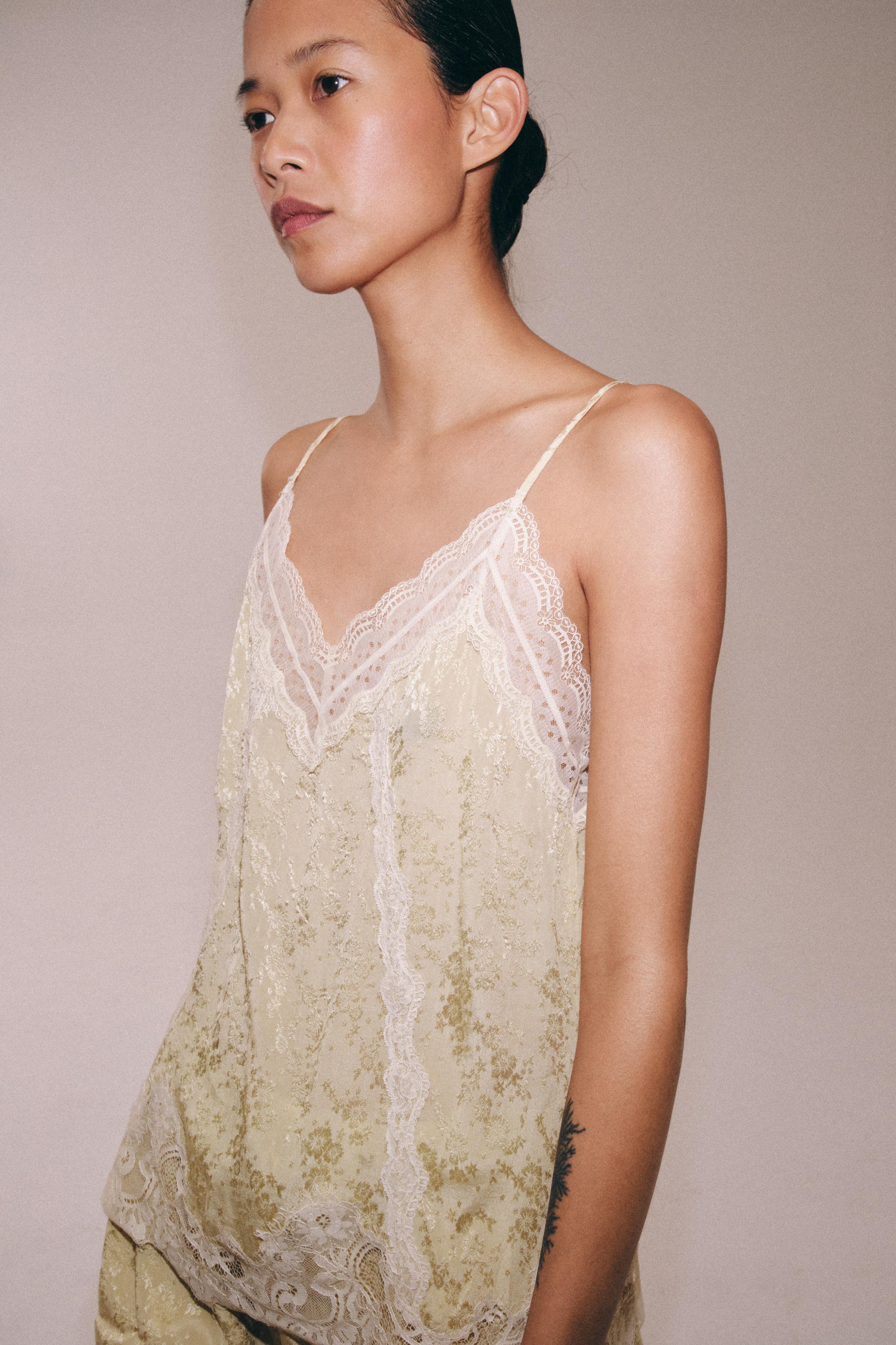 TOP JACQUARD DENTELLE ZW COLLECTION